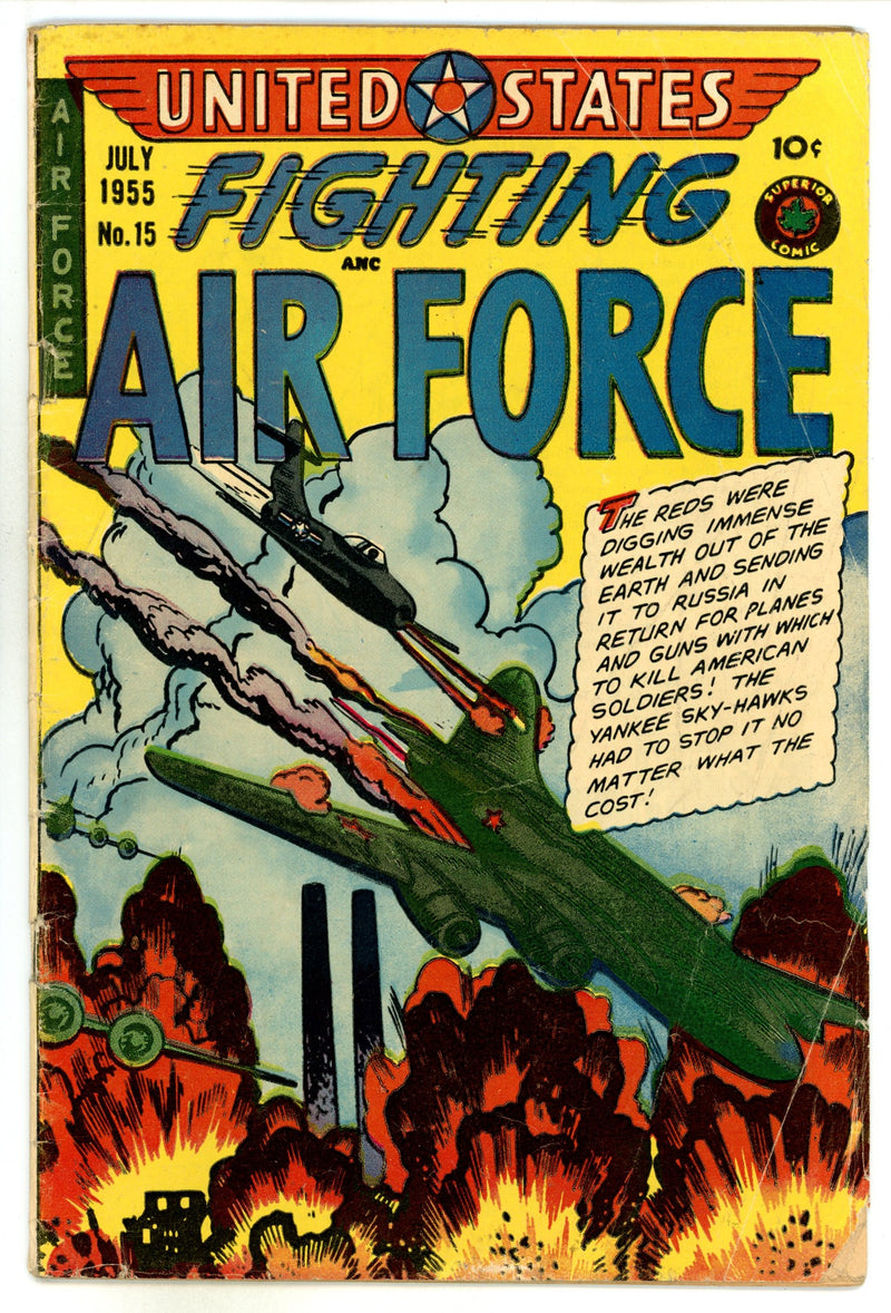 U.S. Fighting Air Force  15  VG (4.0)  (1955)  Canadian Edition  