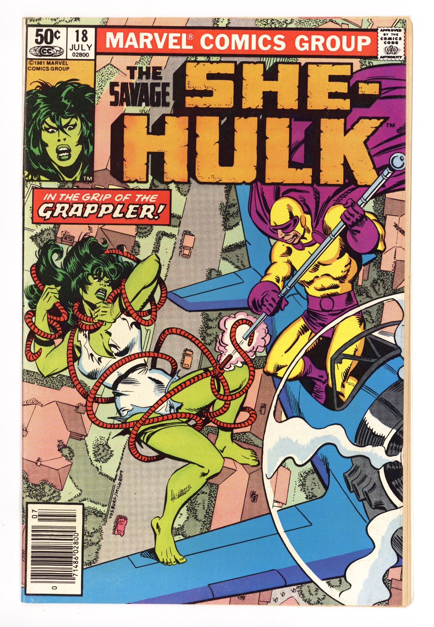 The Savage She-Hulk 18 Low Grade (1981) Newsstand 