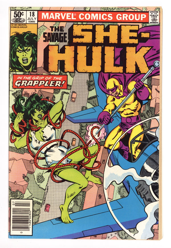 The Savage She-Hulk 18 Low Grade (1981) Newsstand