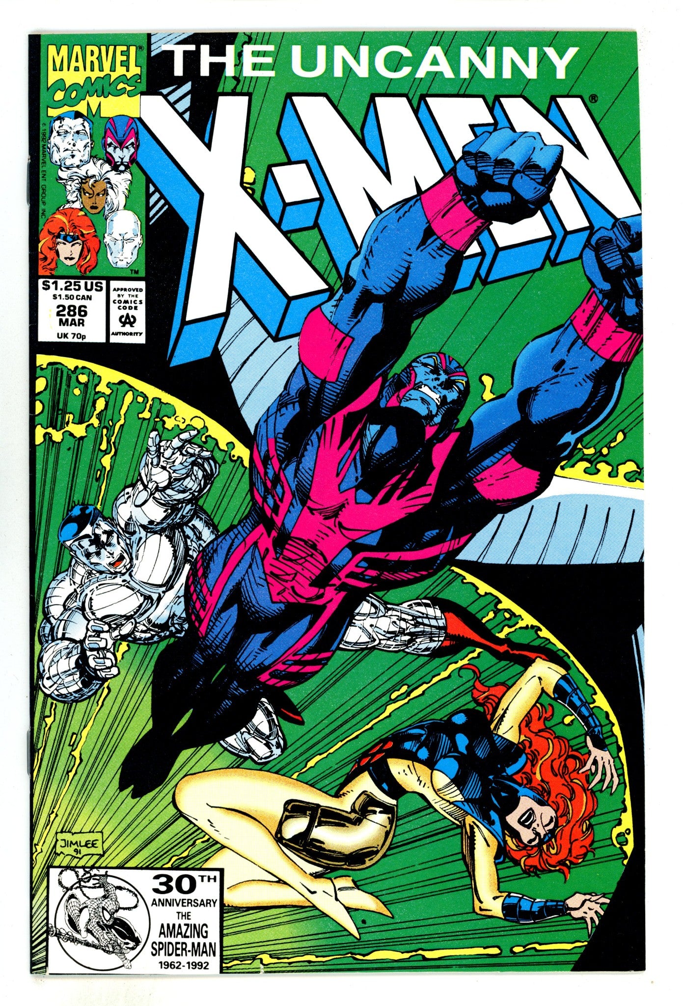 The Uncanny X-Men Vol 1 286  High Grade  (1992)  