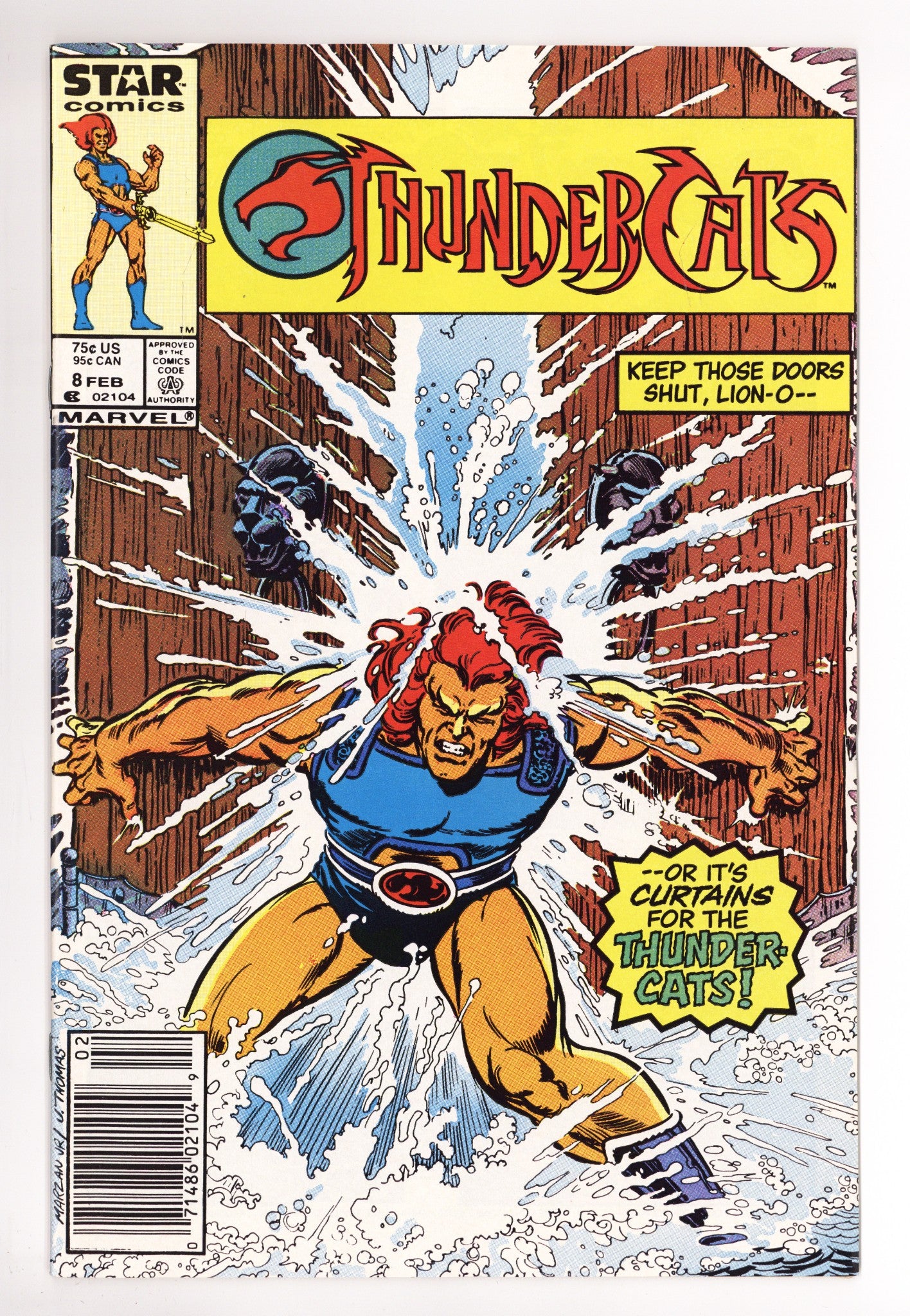 Thundercats 8 VF+ (8.5) (1987) Newsstand 