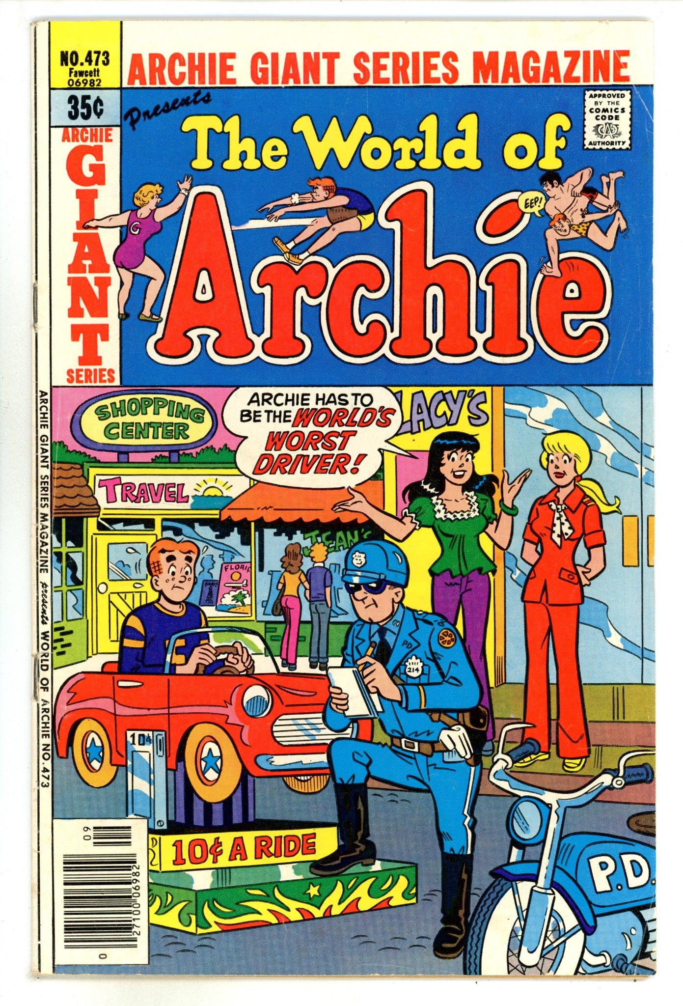 Archie Giant Series Magazine 473 Low Grade (1978) Newsstand 