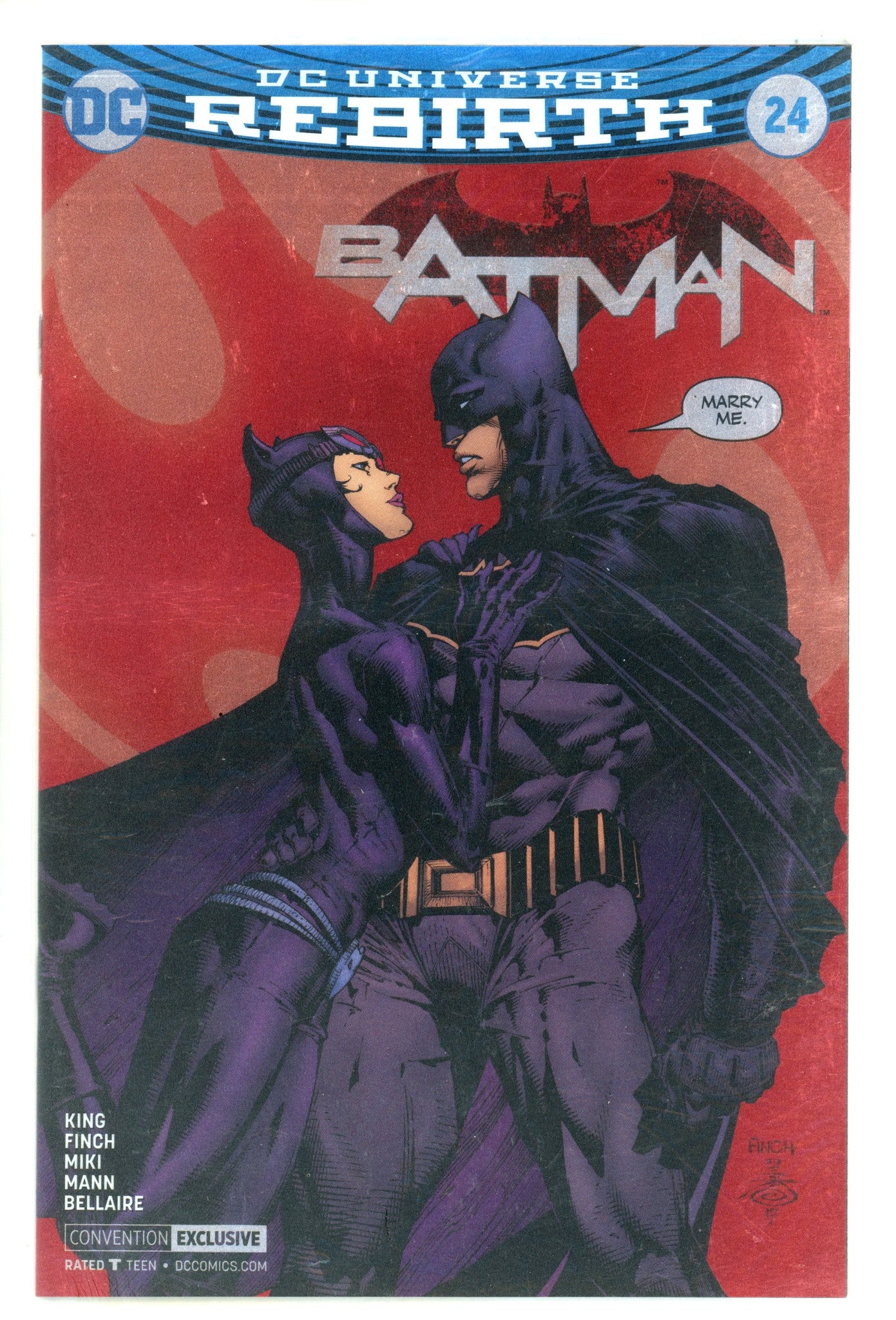 Batman Vol 3 24 New, Sealed (2017) Foil Convention Variant 