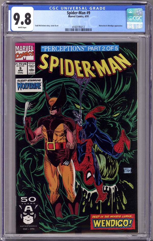 Spider-Man Vol 1 9 CGC 9.8 (NM/M) (1991)