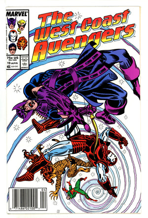 West Coast Avengers Vol 2 19 Mid Grade (1987) Newsstand