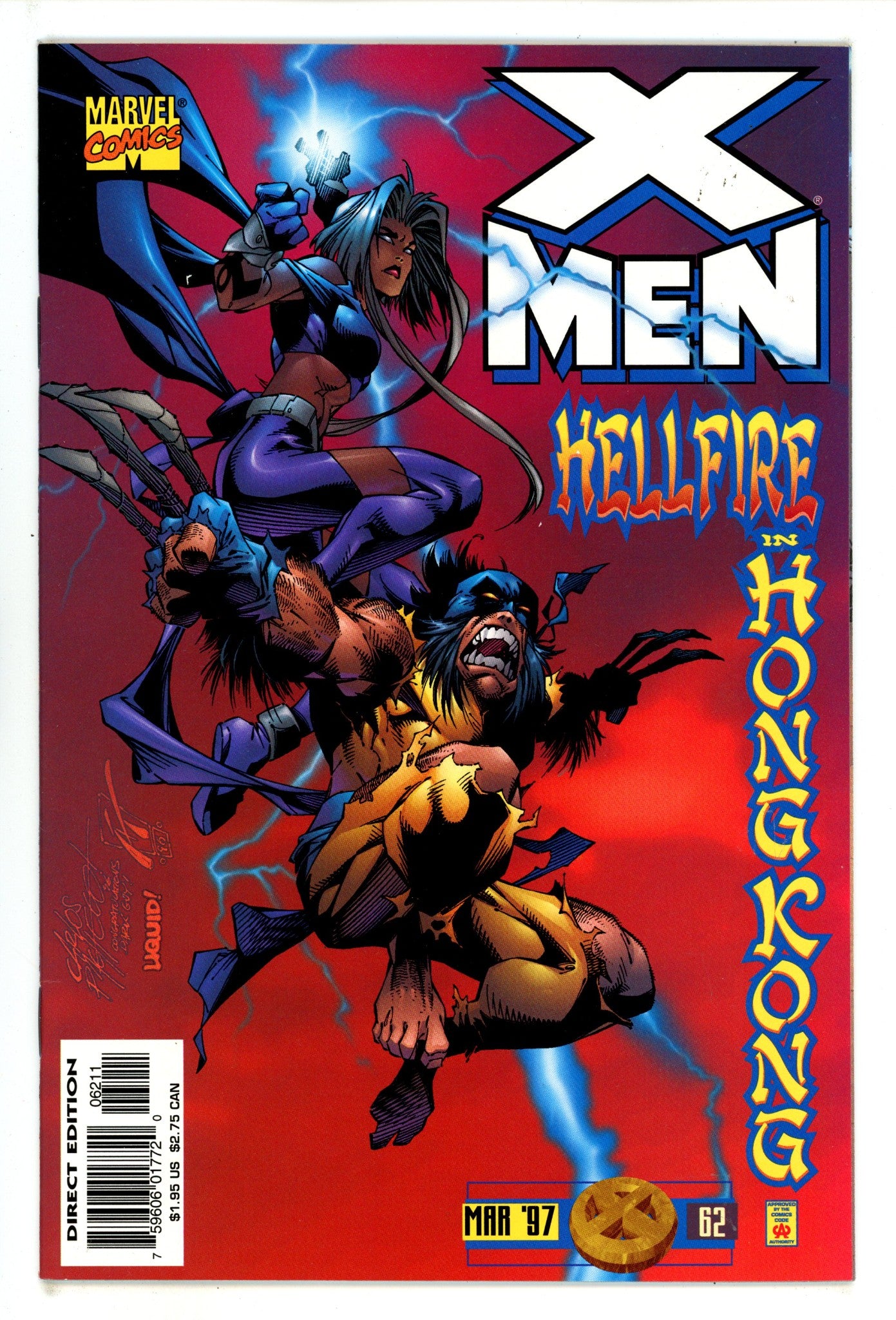 X-Men Vol 1 62 High Grade (1997) Pacheco Variant 