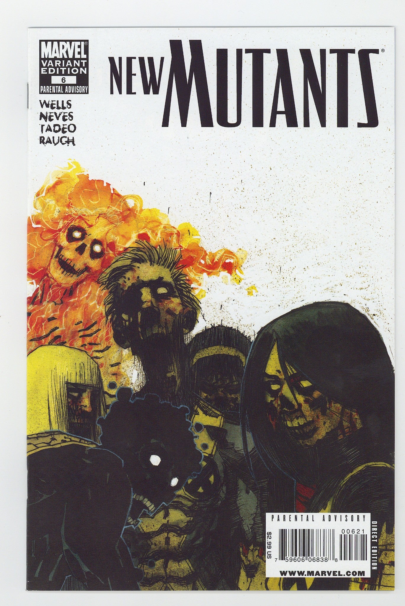 New Mutants Vol 3 6 High Grade (2009) Walta Variant 