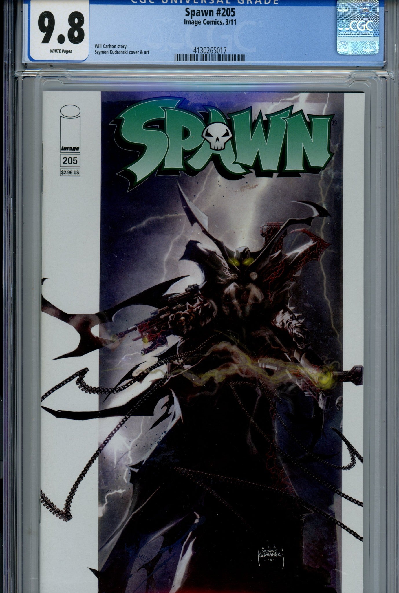 Spawn 205 CGC 9.8 (NM/M) (2011) 