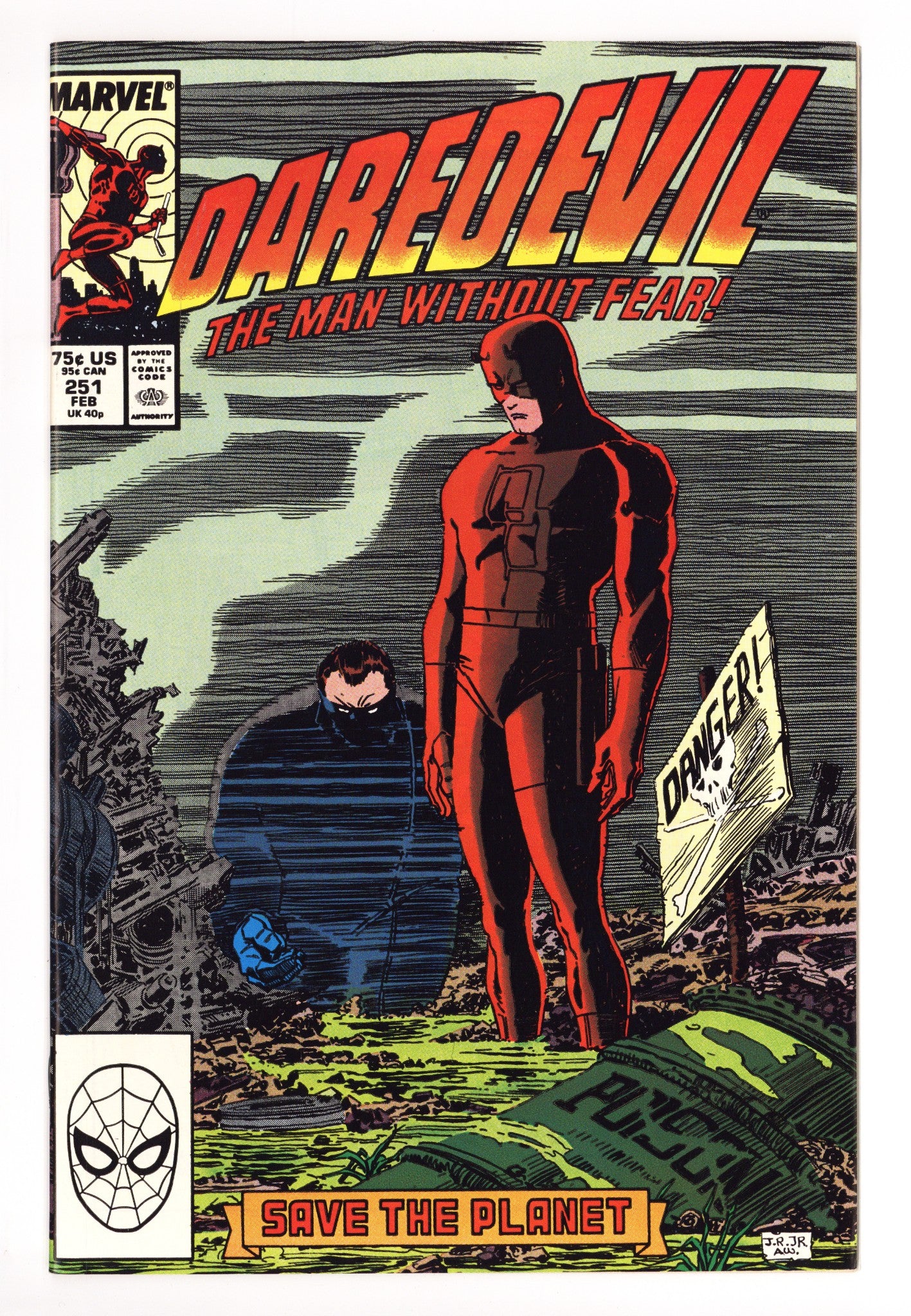Daredevil Vol 1 251 High Grade (1988) 