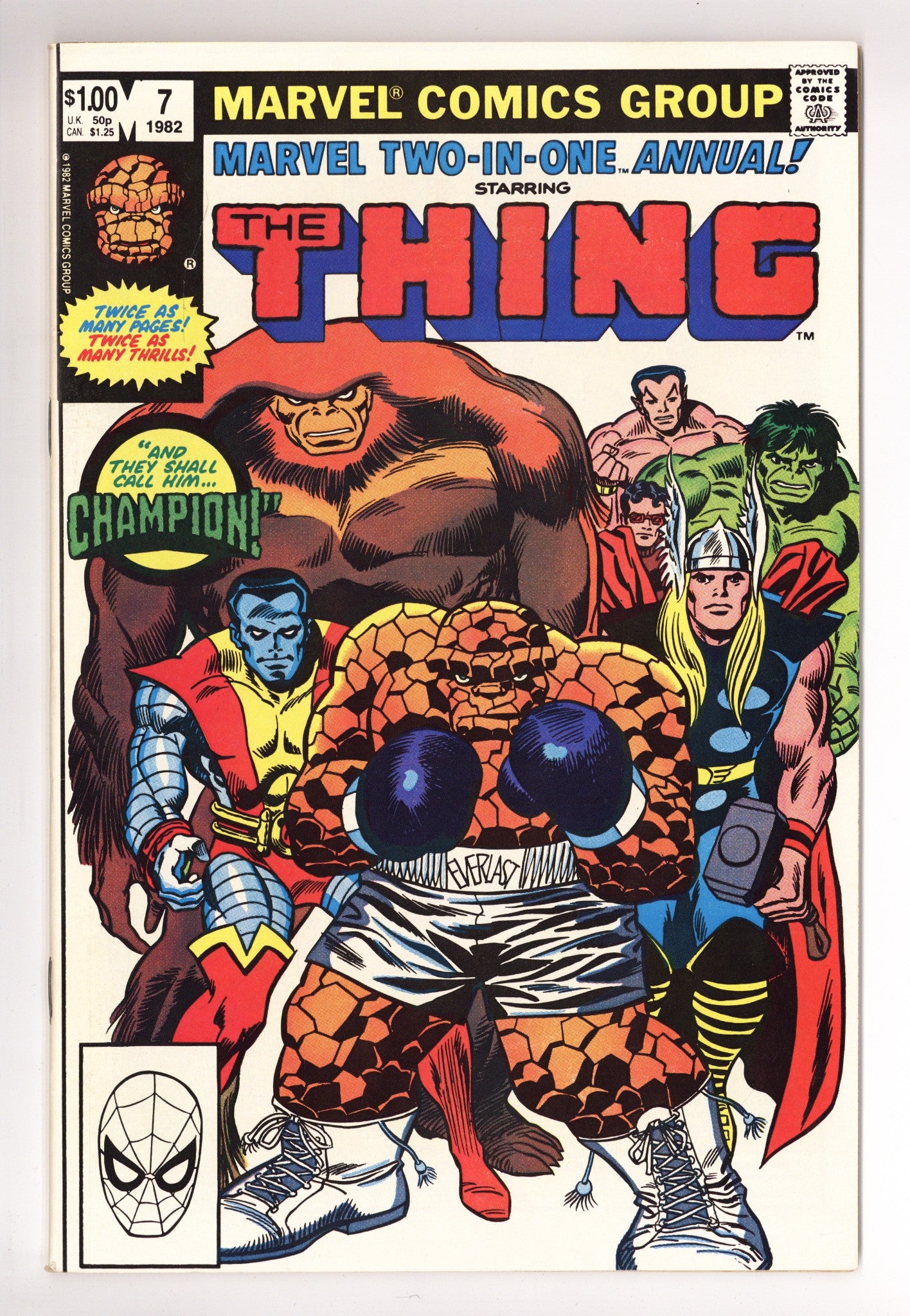 Marvel Two-in-One Annual Vol 1 7 VF/NM (9.0) (1982) 