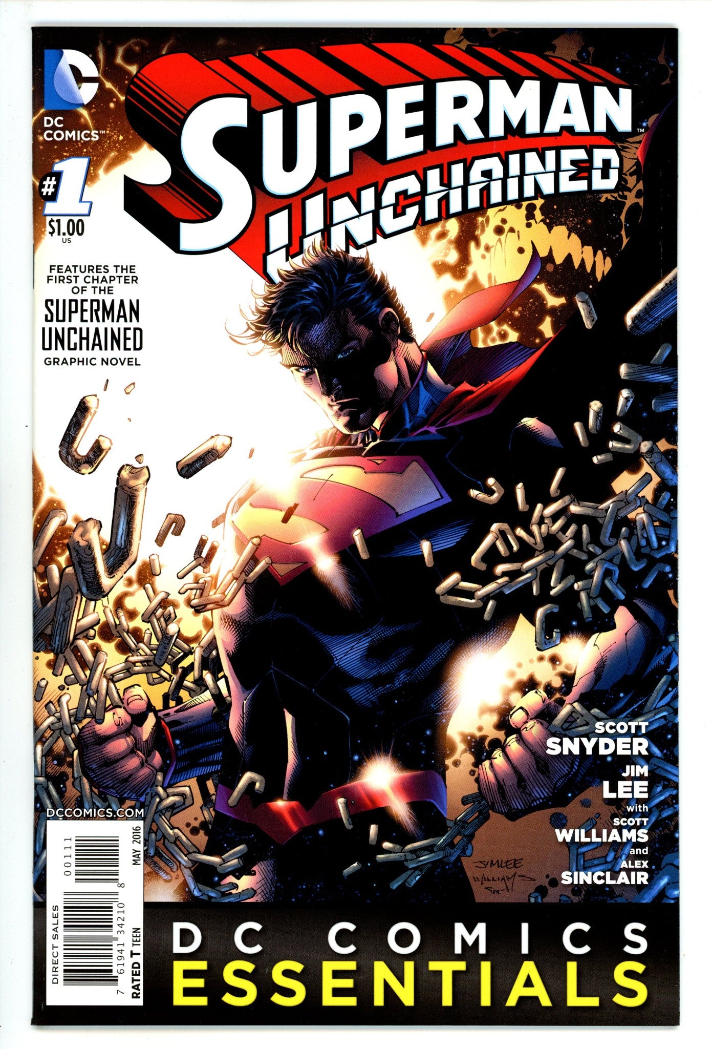 DC Comics Essentials: Superman Unchained 1 High Grade (2016) 