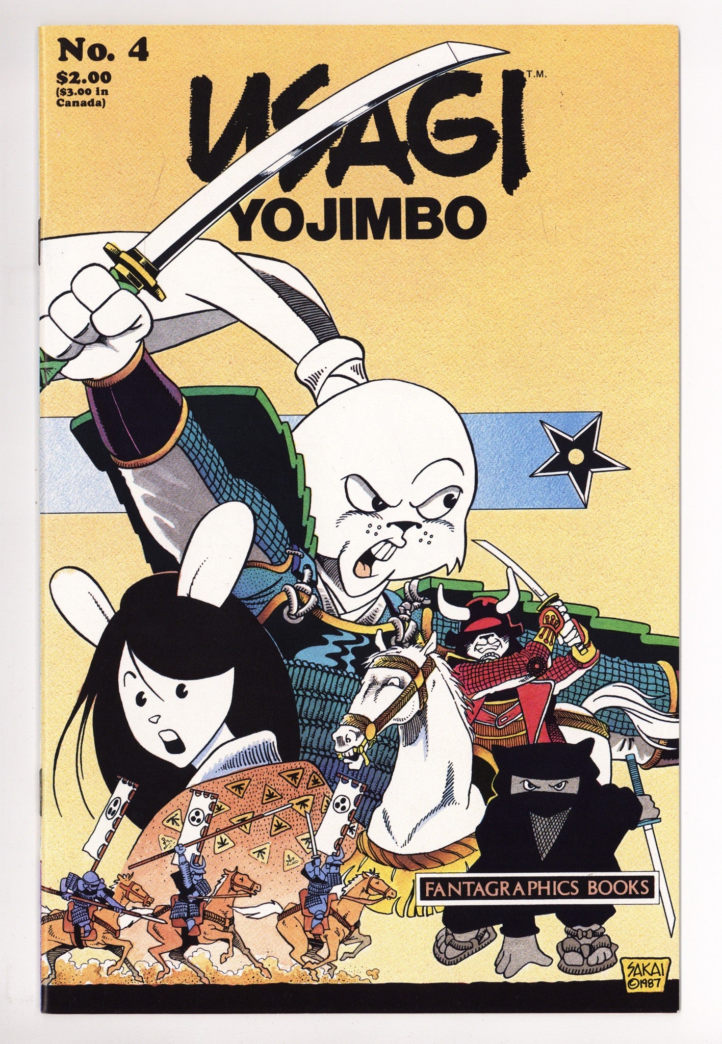 Usagi Yojimbo Vol 1 4  NM- (9.2)   (1987)        