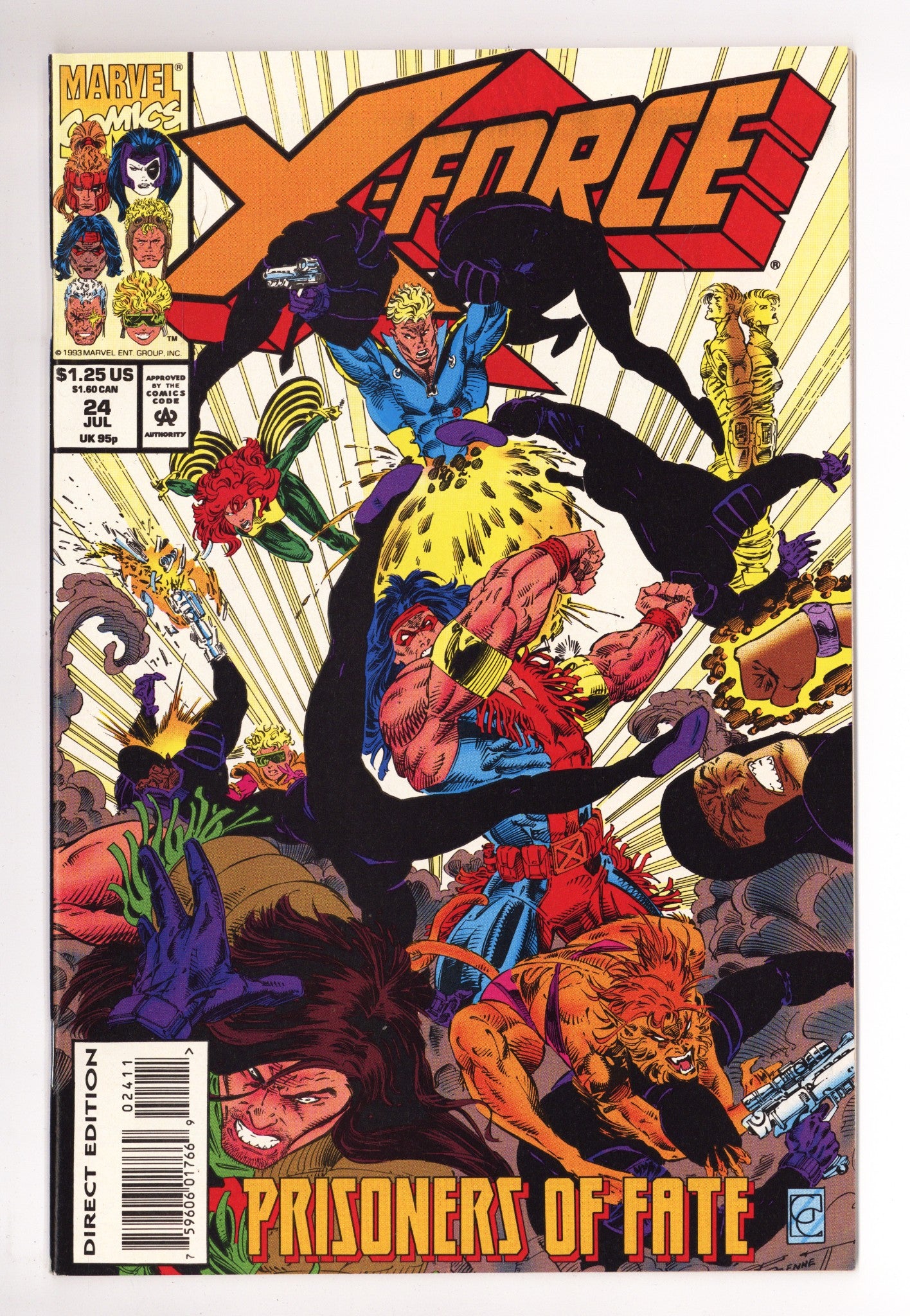 X-Force Vol 1 24 High Grade (1993) 