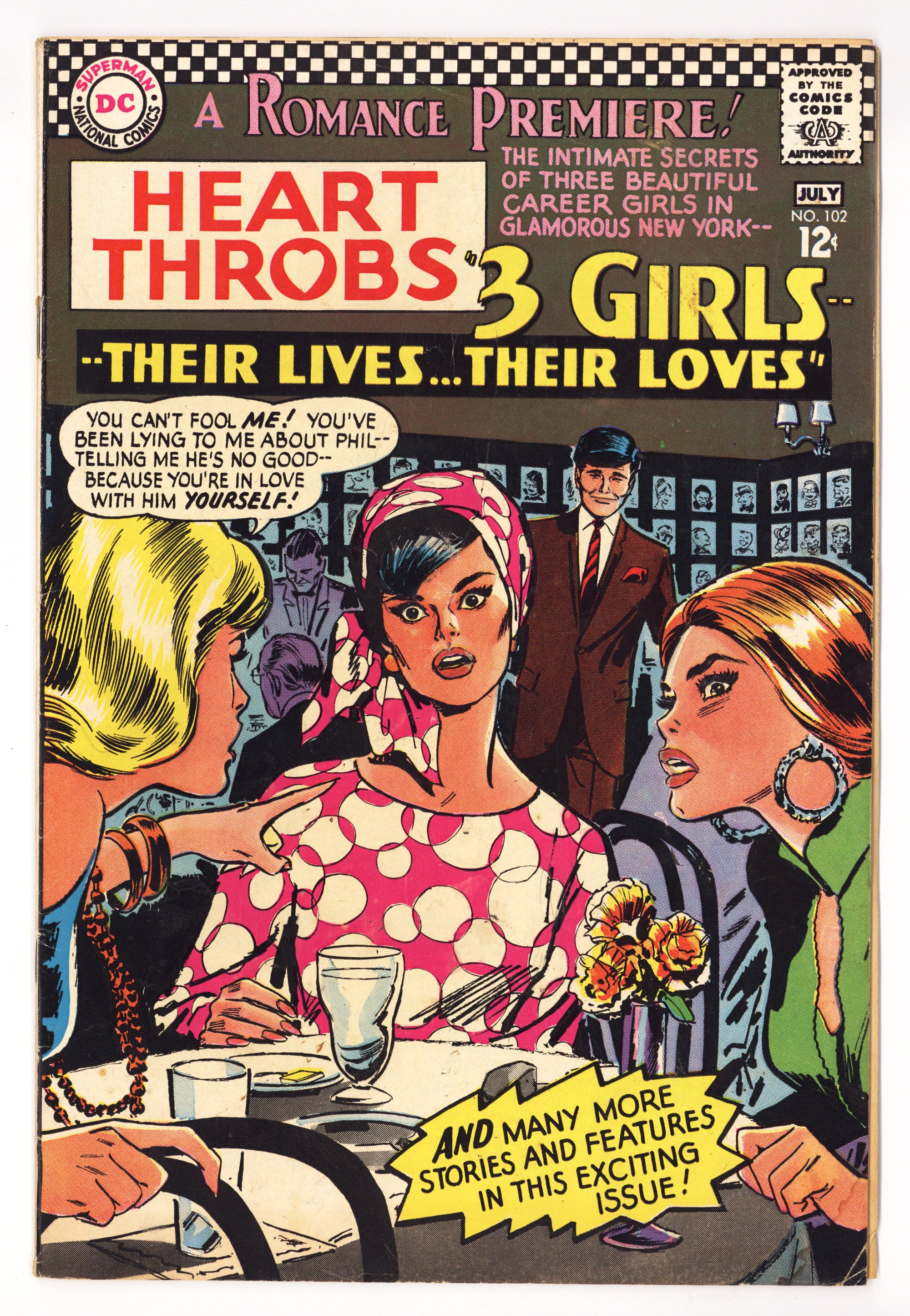 Heart Throbs 102 VG- (3.5) (1966) 