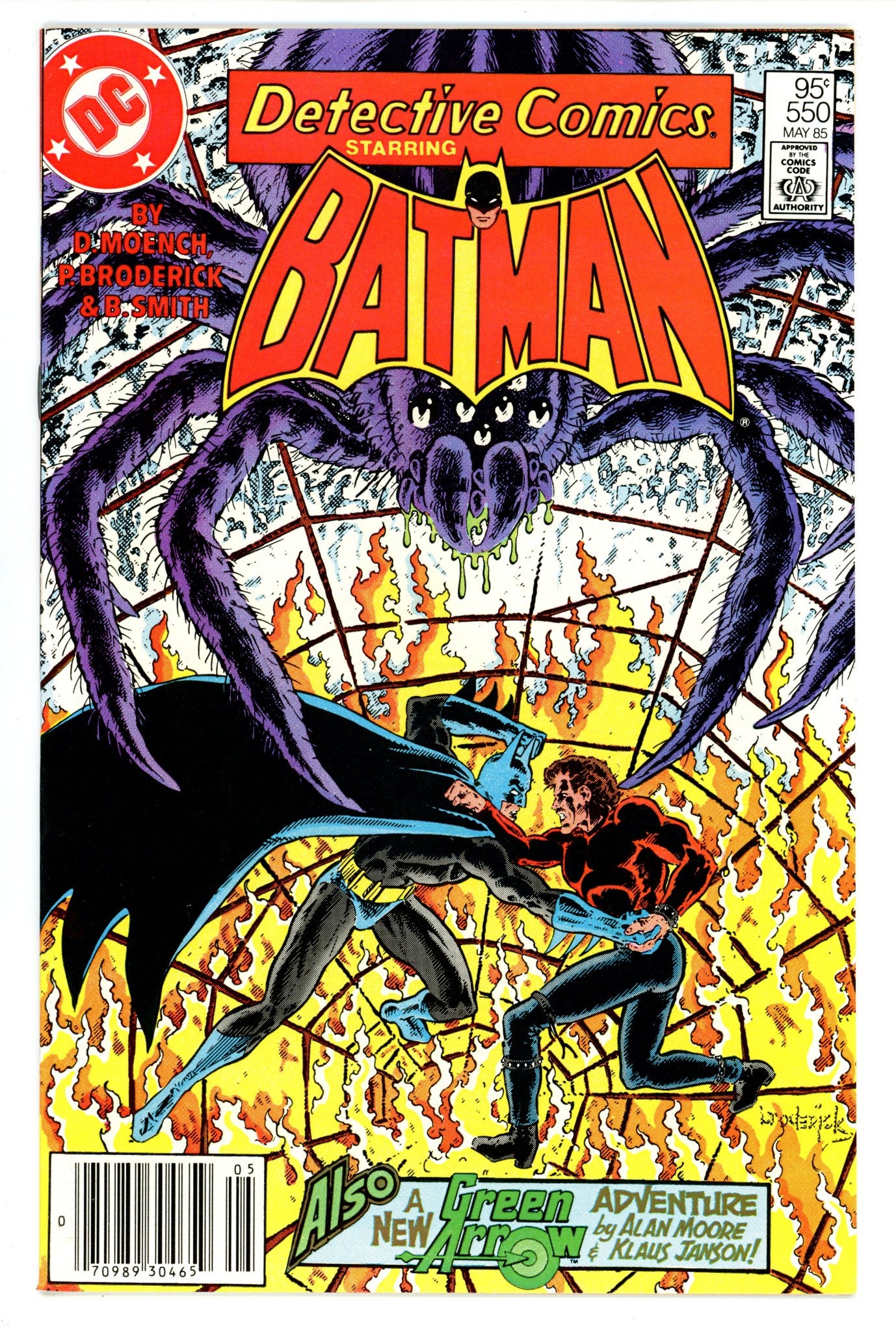 Detective Comics Vol 1 550 VF- (7.5) (1985) Canadian Price Variant 
