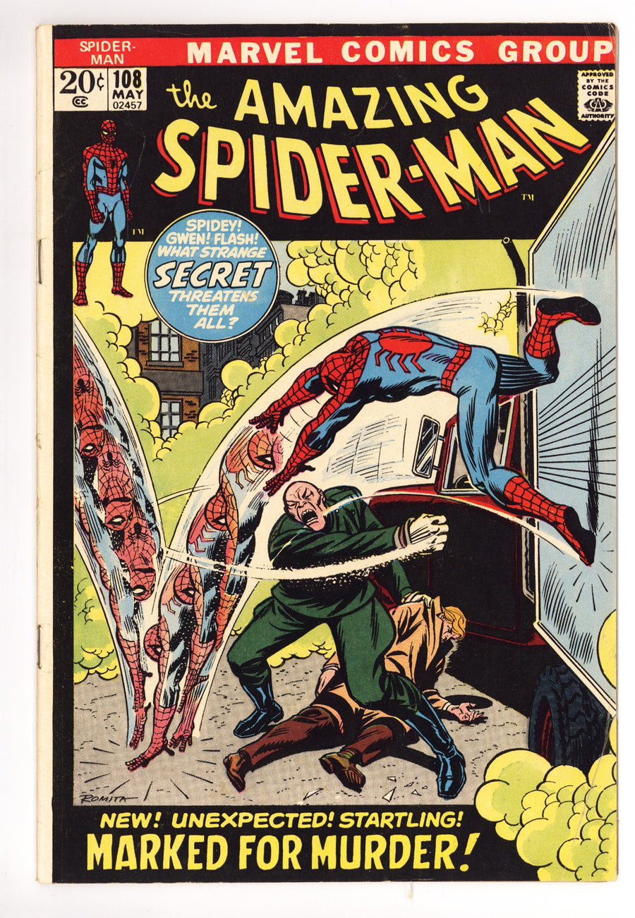 The Amazing Spider-Man Vol 1 108 VG- (3.5) (1972) 