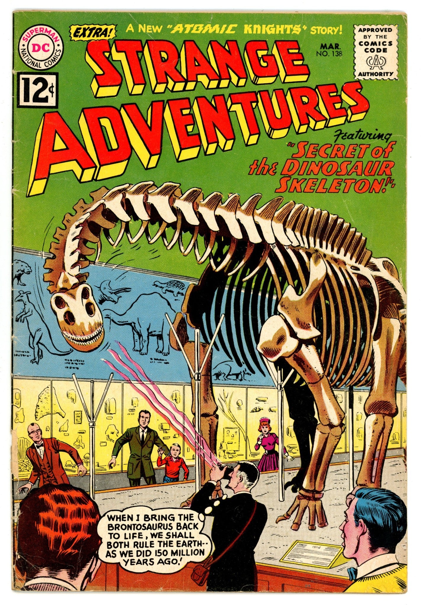 Strange Adventures Vol 1 138  VG (4.0)   (1962)        