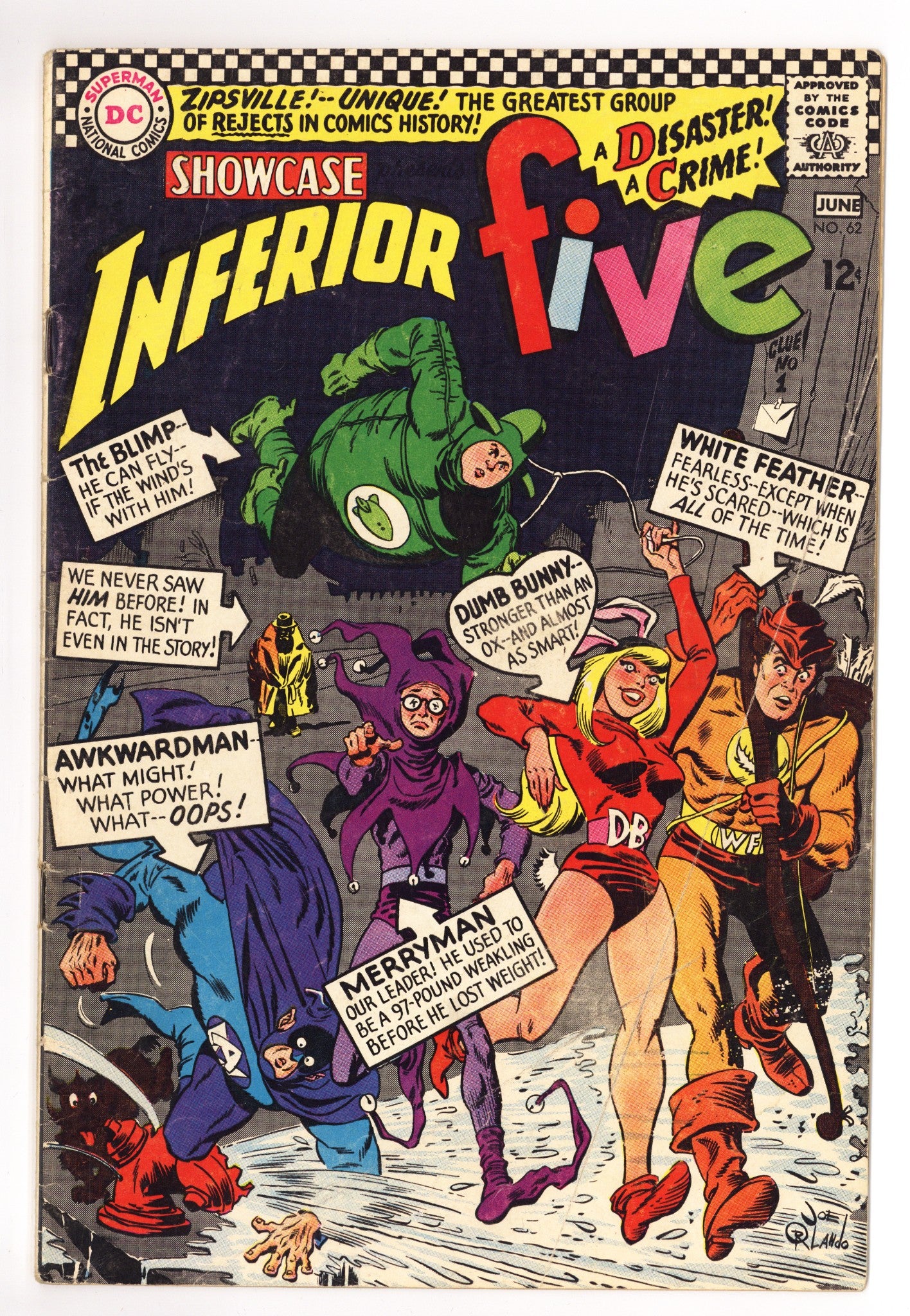 Showcase 62 VG- (3.5) (1966) 