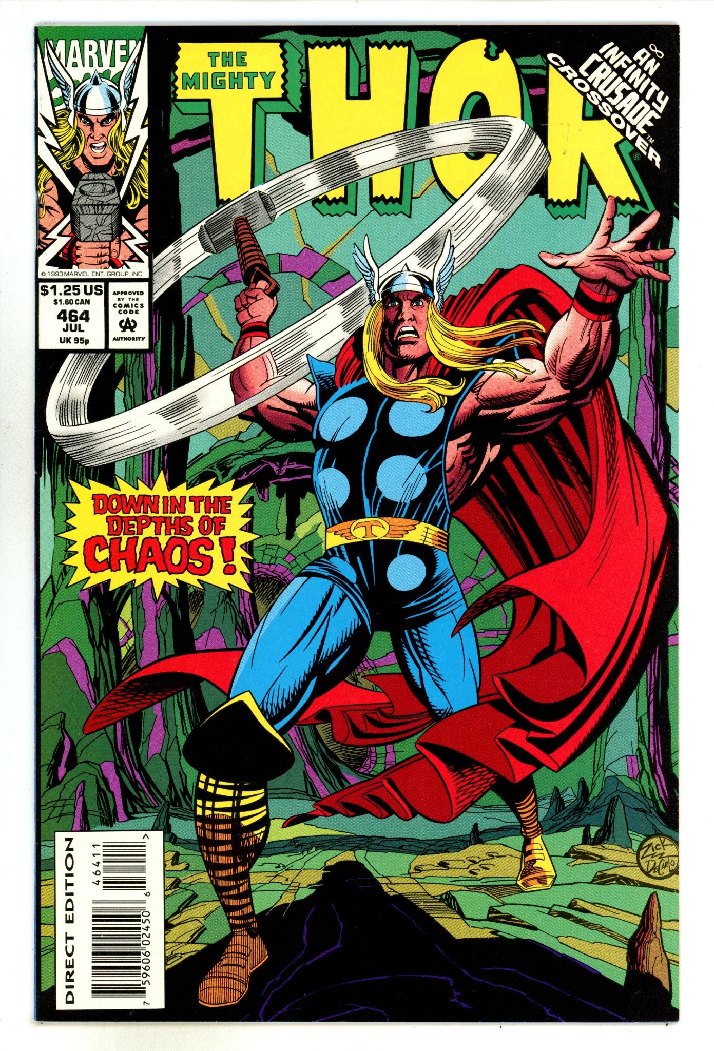 Thor Vol 1 464 High Grade (1993) 