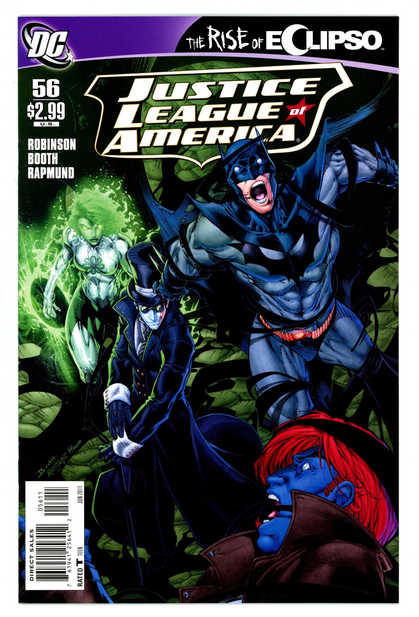 Justice League of America Vol 2 56 High Grade (2011) 