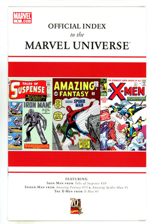Official Index to the Marvel Universe 1 High Grade (2009)