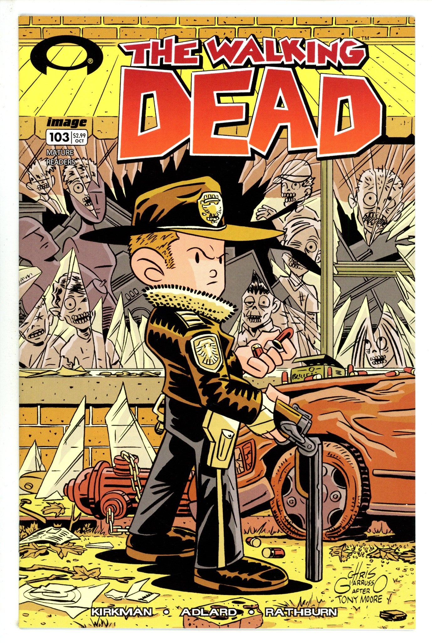 The Walking Dead 103 High Grade (2012) Giarrusso Homage Variant 