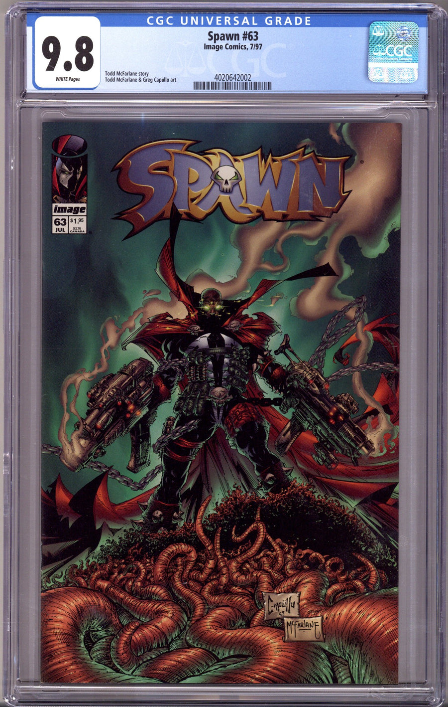 Spawn 63 CGC 9.8 (NM/M) (1997)