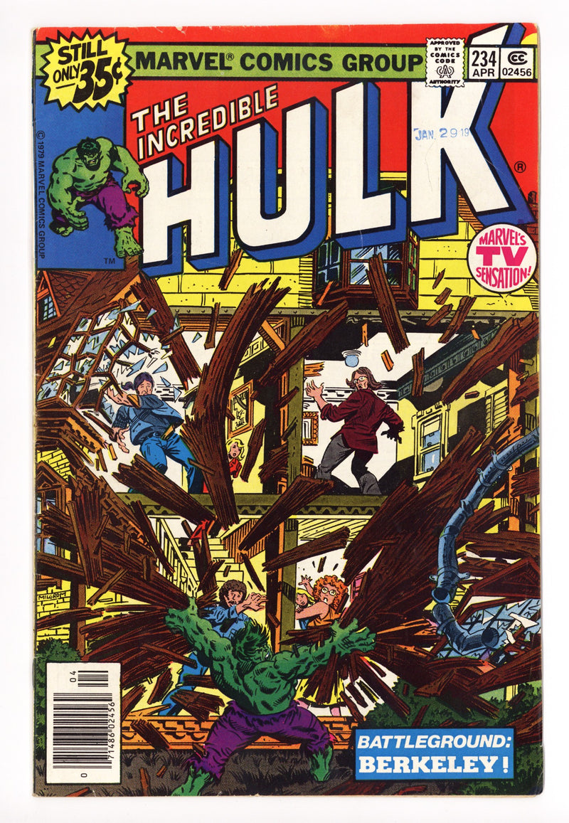 The Incredible Hulk Vol 1 234 VG+ (4.5) (1979) 