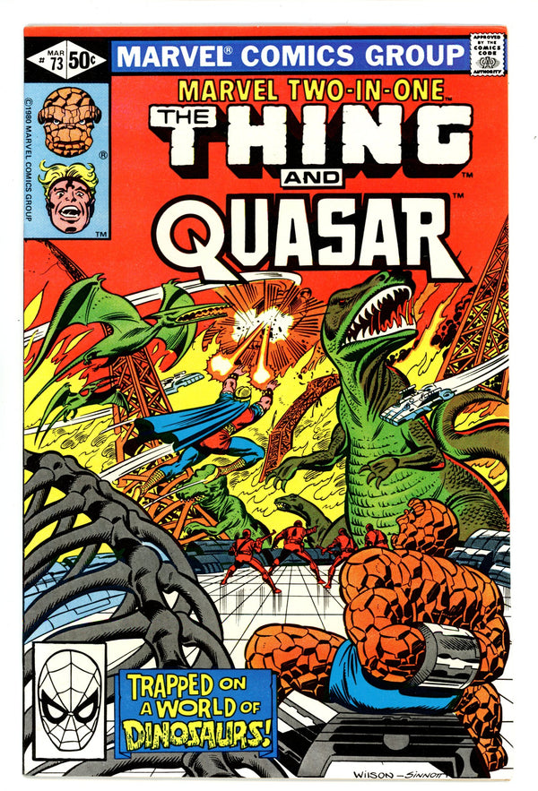 Marvel Two-in-One Vol 1 73 Mid Grade (1981)