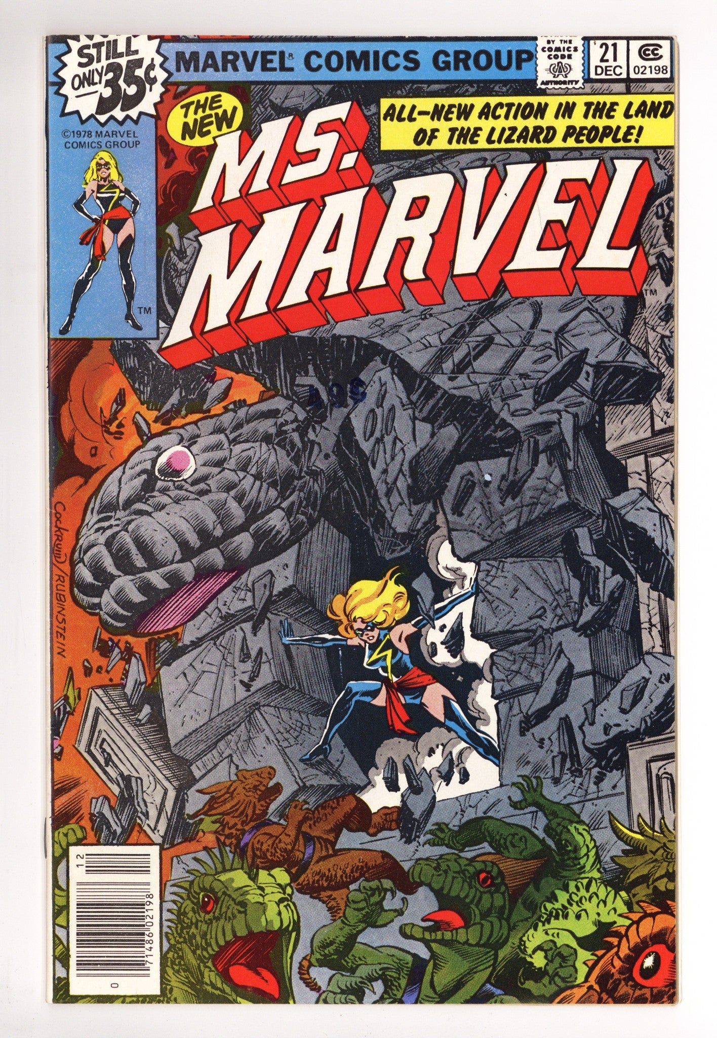 Ms. Marvel Vol 1 21 Mid Grade (1978) 