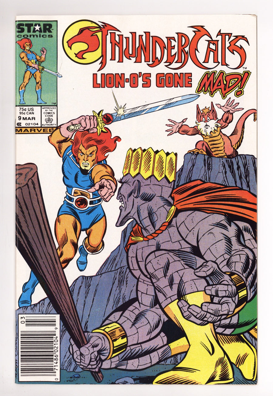 Thundercats 9 VF/NM (9.0) (1987) Newsstand 