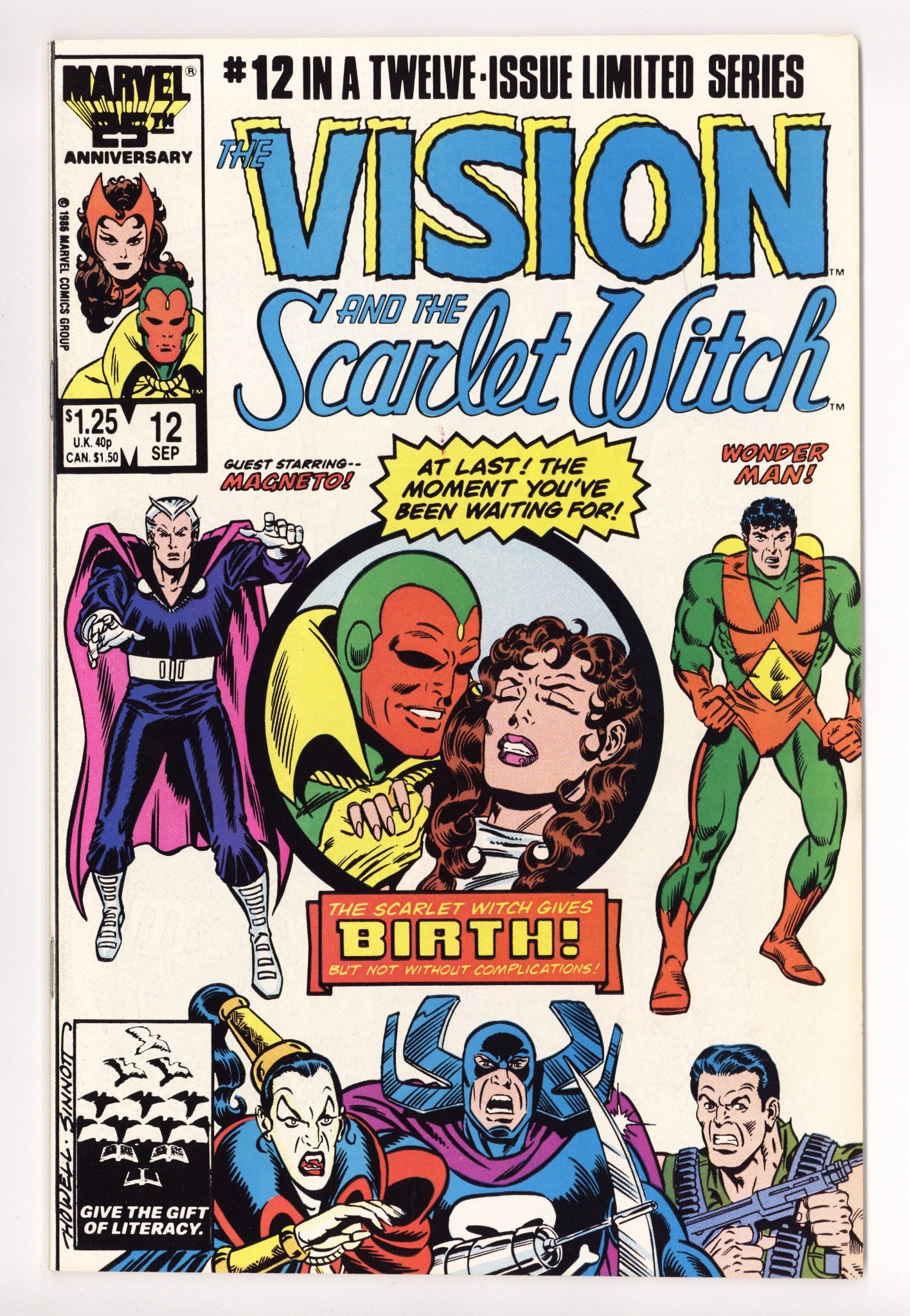The Vision and the Scarlet Witch Vol 2 12 VF- (7.5) (1986) 