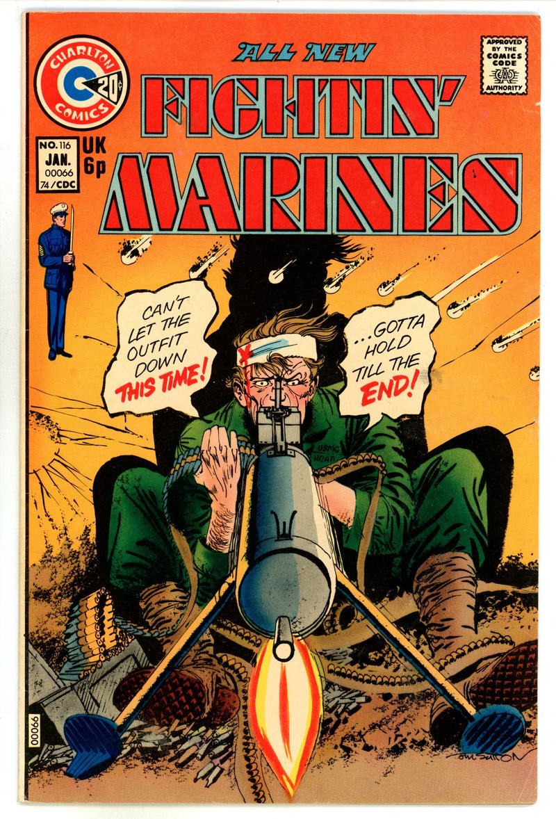 Fightin' Marines 116 FN- (5.5) (1974) 