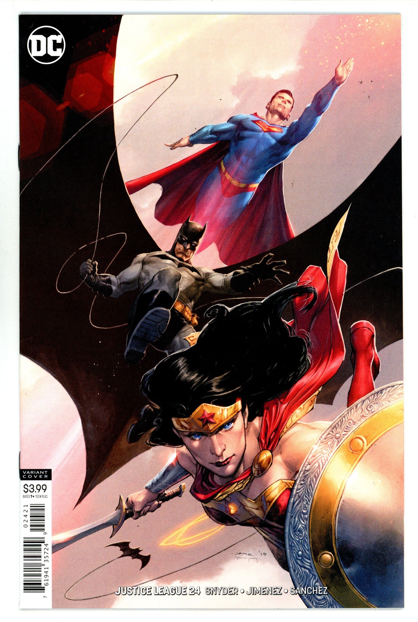 Justice League Vol 3 24  High Grade   (2019) Ope√±a     Variant  