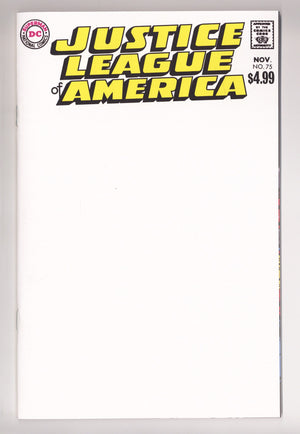 Justice League Of America Vol 1 75 Facsimile Blank Variant (2026)