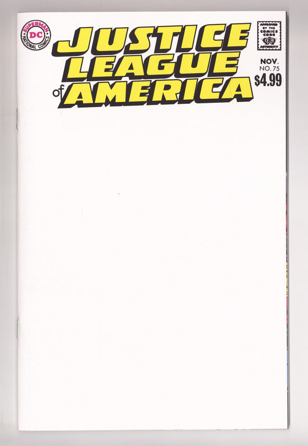 Justice League Of America Vol 1 75 Facsimile Blank Variant (2026)