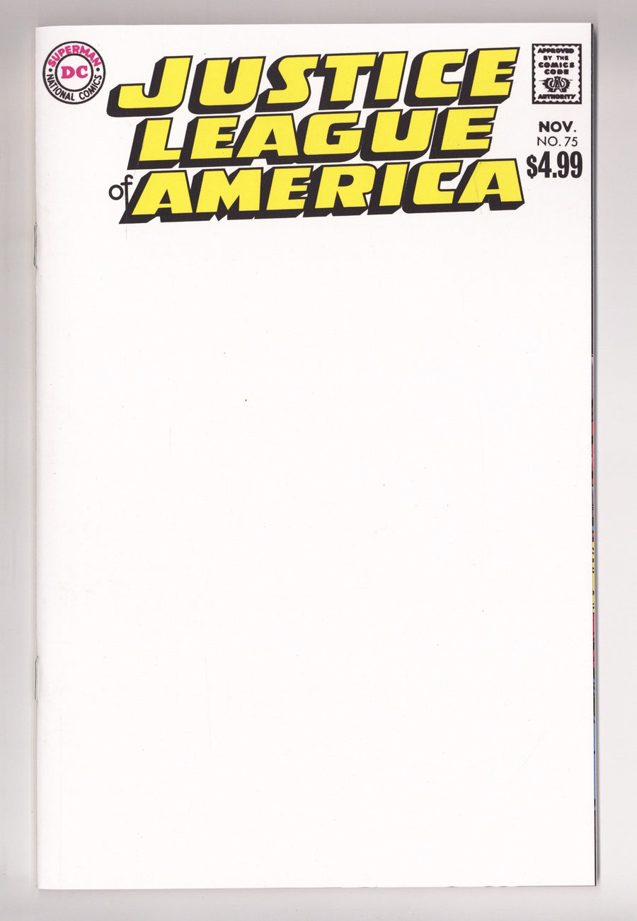 Justice League Of America Vol 1 75 Facsimile Blank Variant (2026)