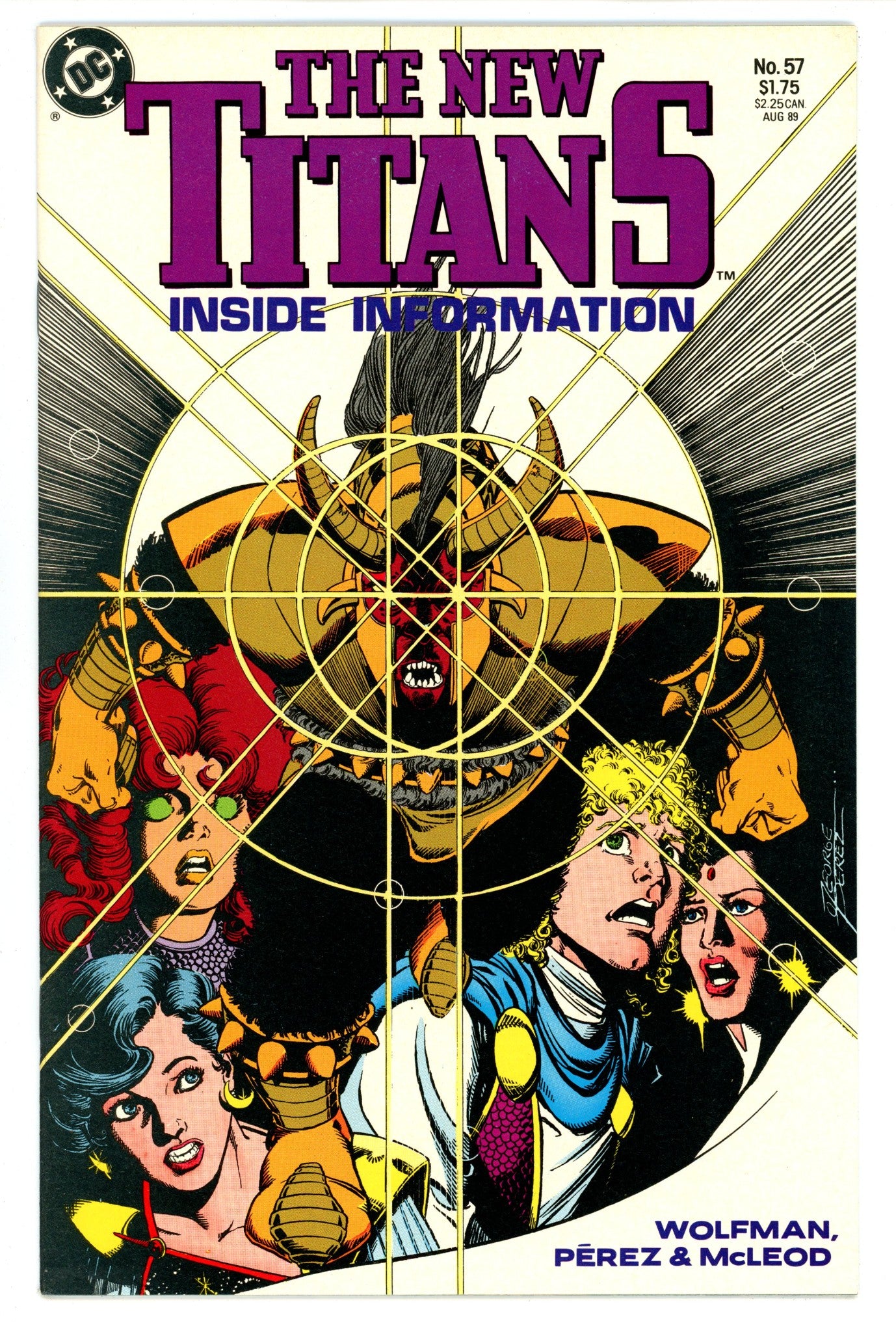 The New Titans 57 High Grade (1989) 