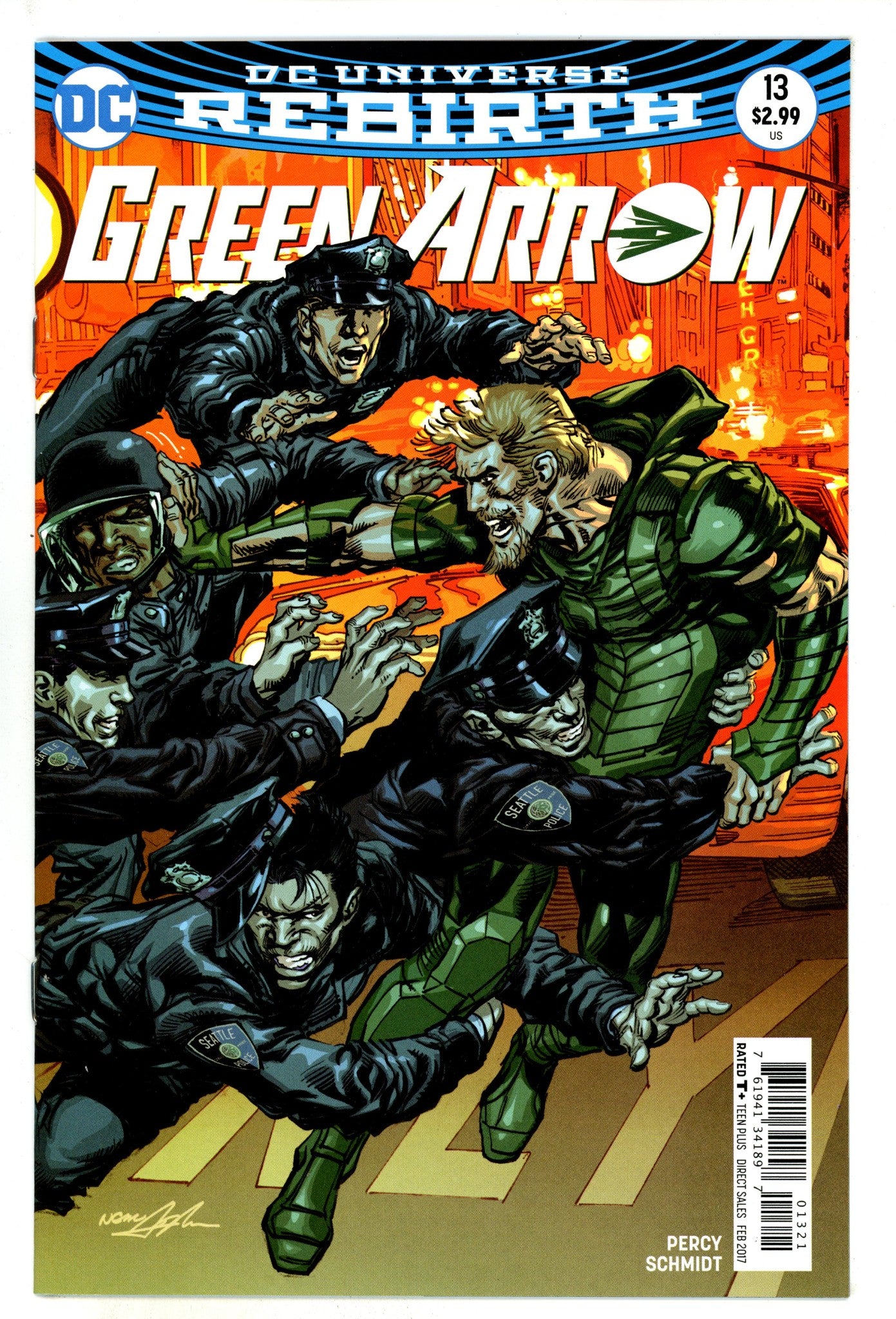 Green Arrow Vol 6 13 High Grade (2017) Adams Variant 