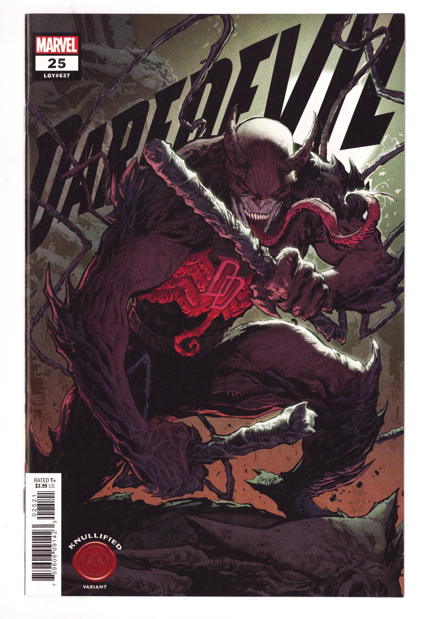 Daredevil Vol 6 25 (637)  NM- (9.2)   (2021) Lashley     Variant  
