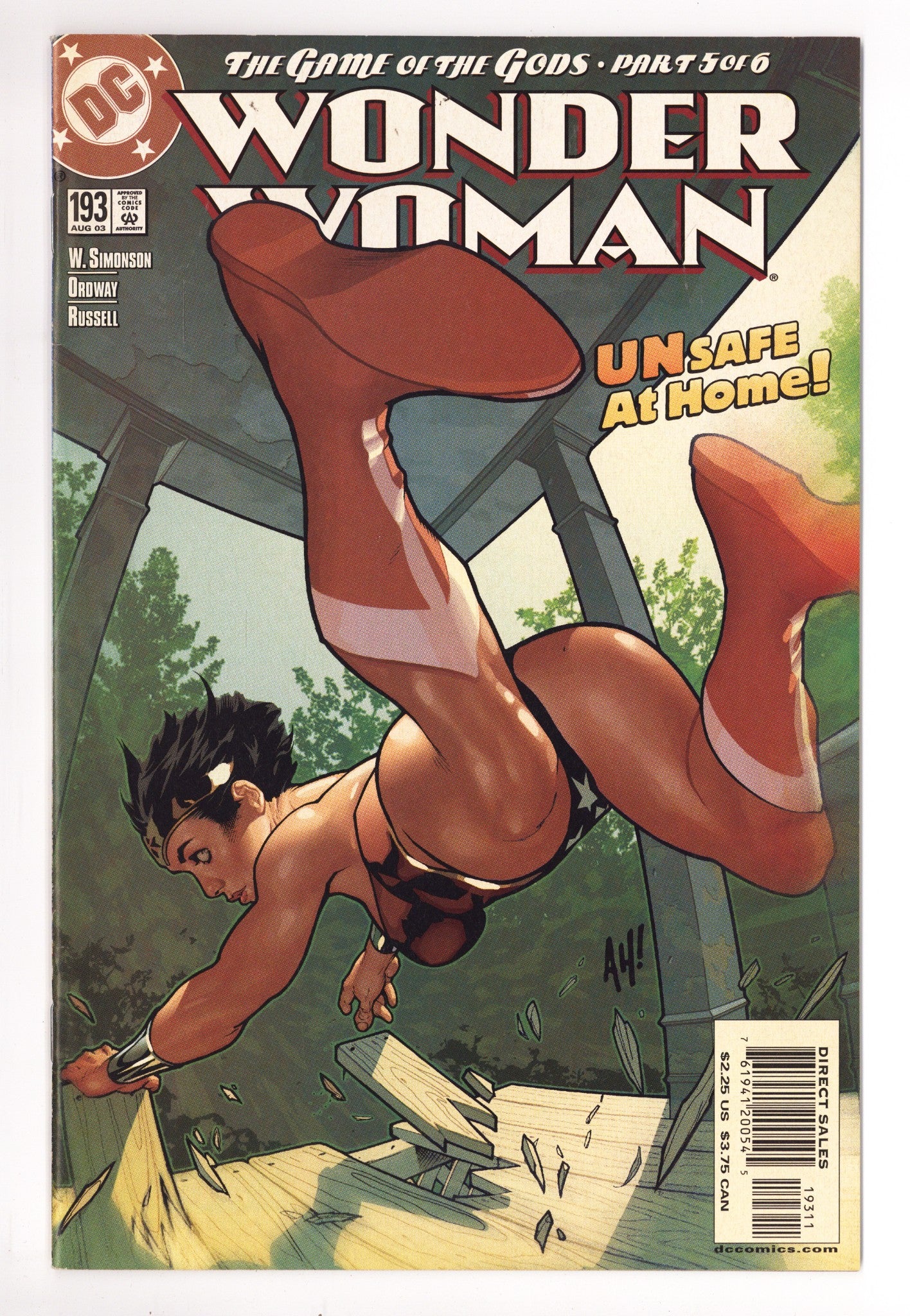 Wonder Woman Vol 2 193 Mid Grade (2003) 