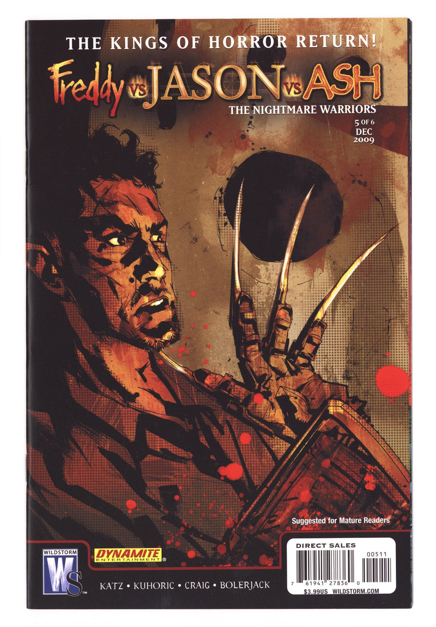 Freddy vs Jason vs Ash (of Army of Darkness): The Nightmare Warriors 5 VF/NM (9.0) (2009) 