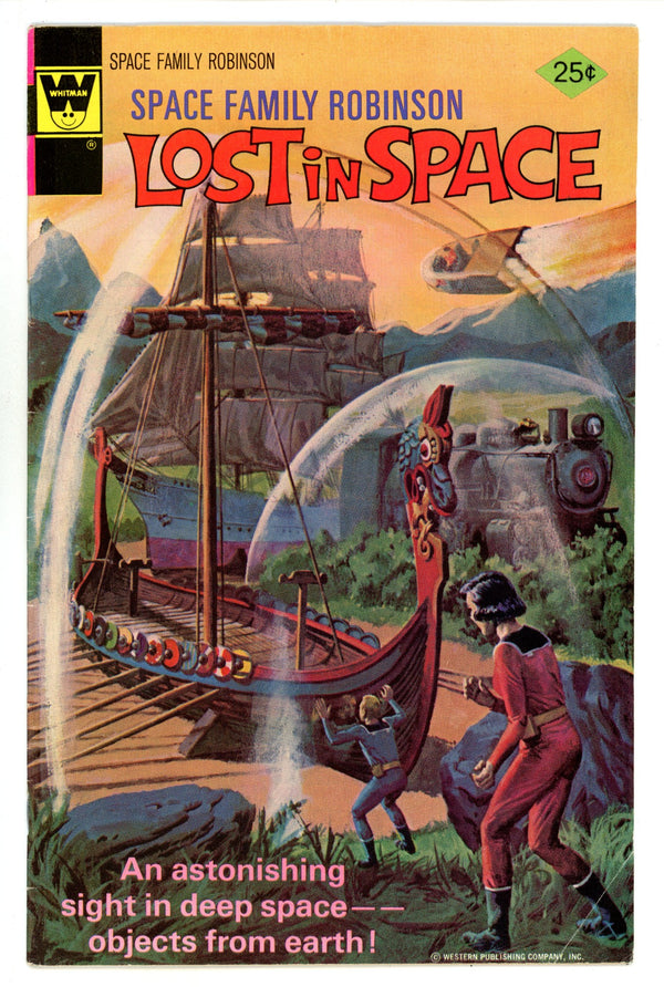Space Family Robinson, Lost in Space on Space Station One 47 VG/FN (5.0) Whitman (1976)