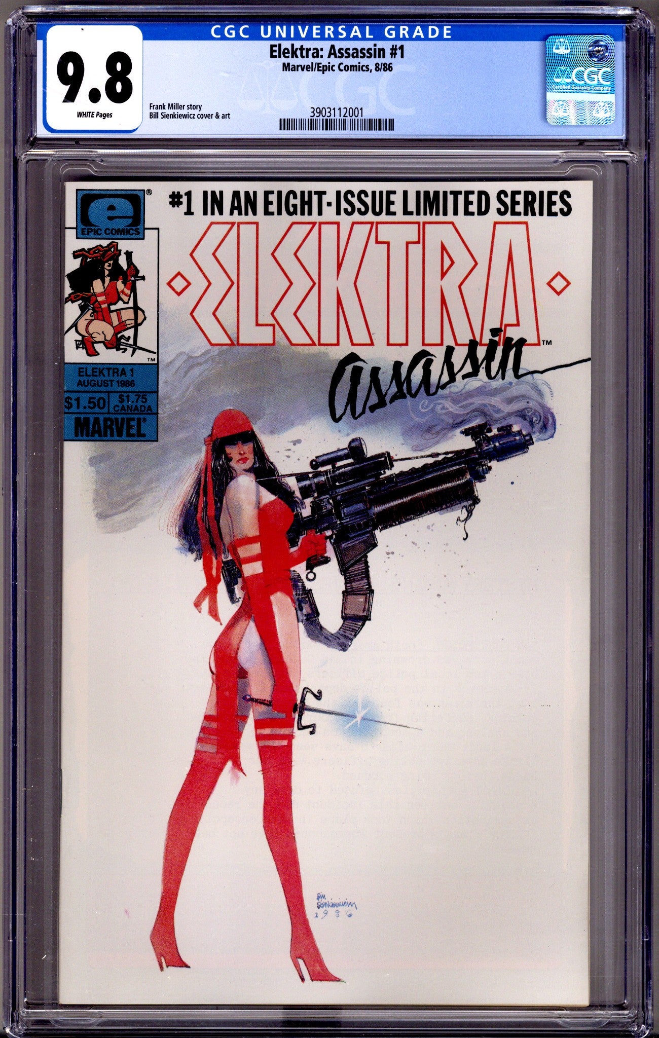Elektra: Assassin   1 CGC 9.8 (NM/M)   (1986)        