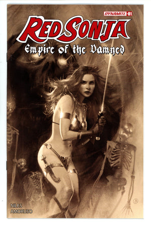 Red Sonja Empire Damned 1 Middleton Greyscale Incentive Variant (2024)