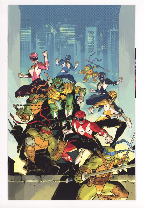 Mighty Morphin Power Rangers / Teenage Mutant Ninja Turtles III Vol NM 2 Nelson Virgin Incentive (2025)