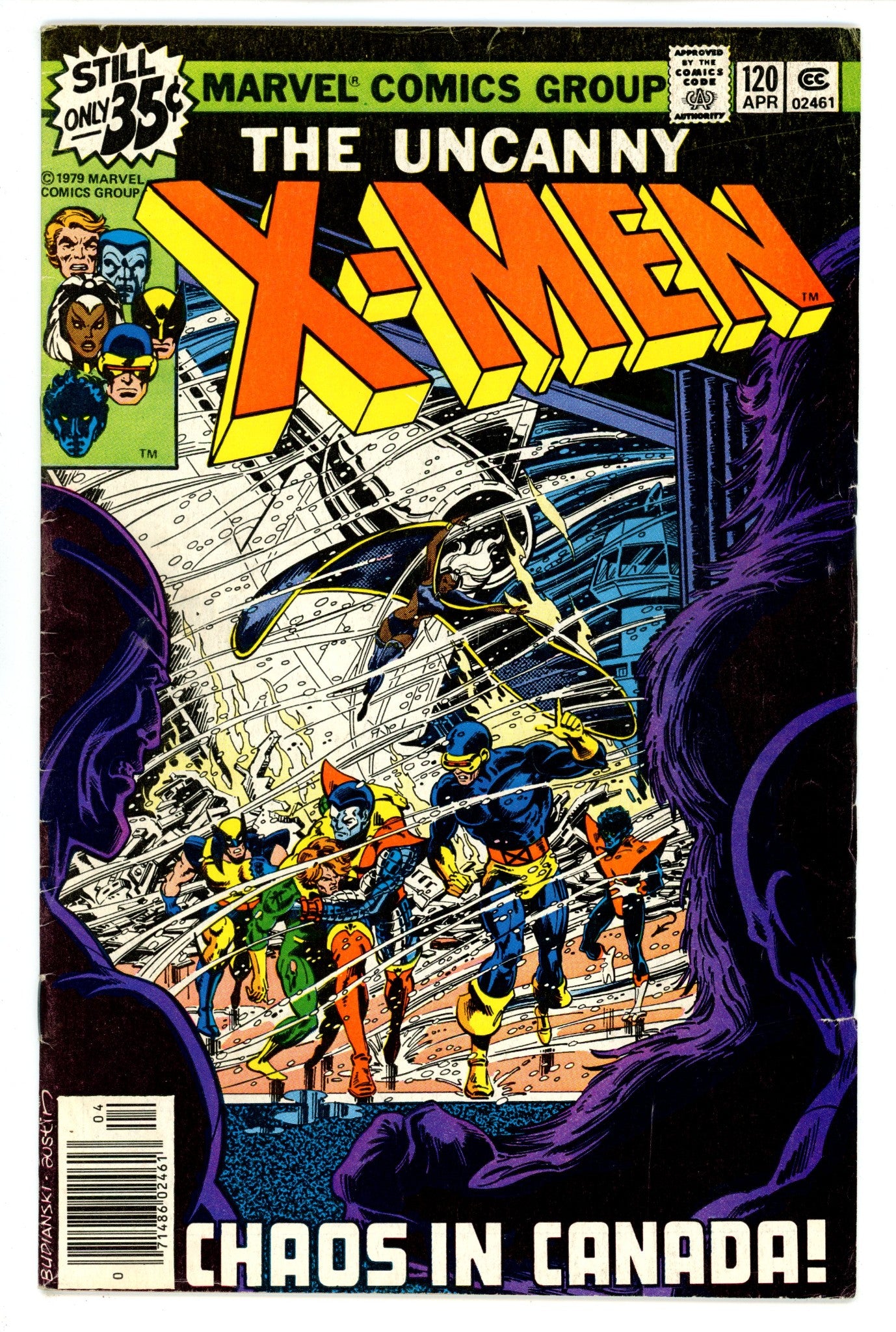 The X-Men Vol 1 120 VG/FN (5.0) (1979) Signed x1 1st Page Terry Austin 