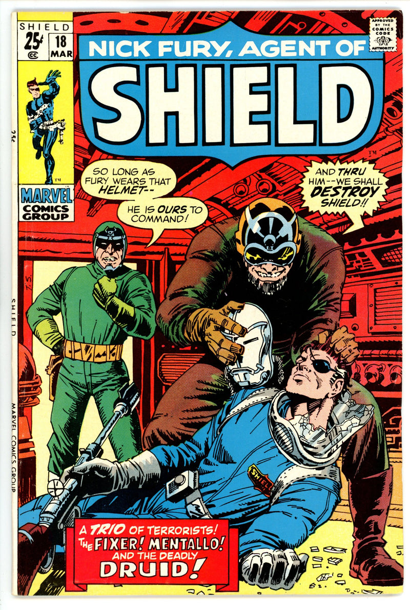 Nick Fury, Agent of SHIELD Vol 1 18 FN (6.0) (1971) 