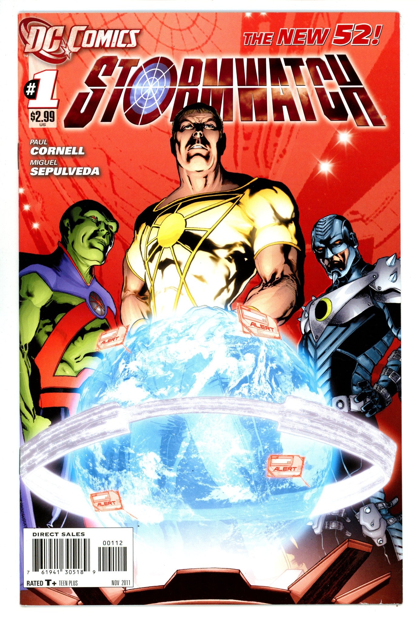 Stormwatch Vol 3 1 Mid Grade (2011) 2nd Print 