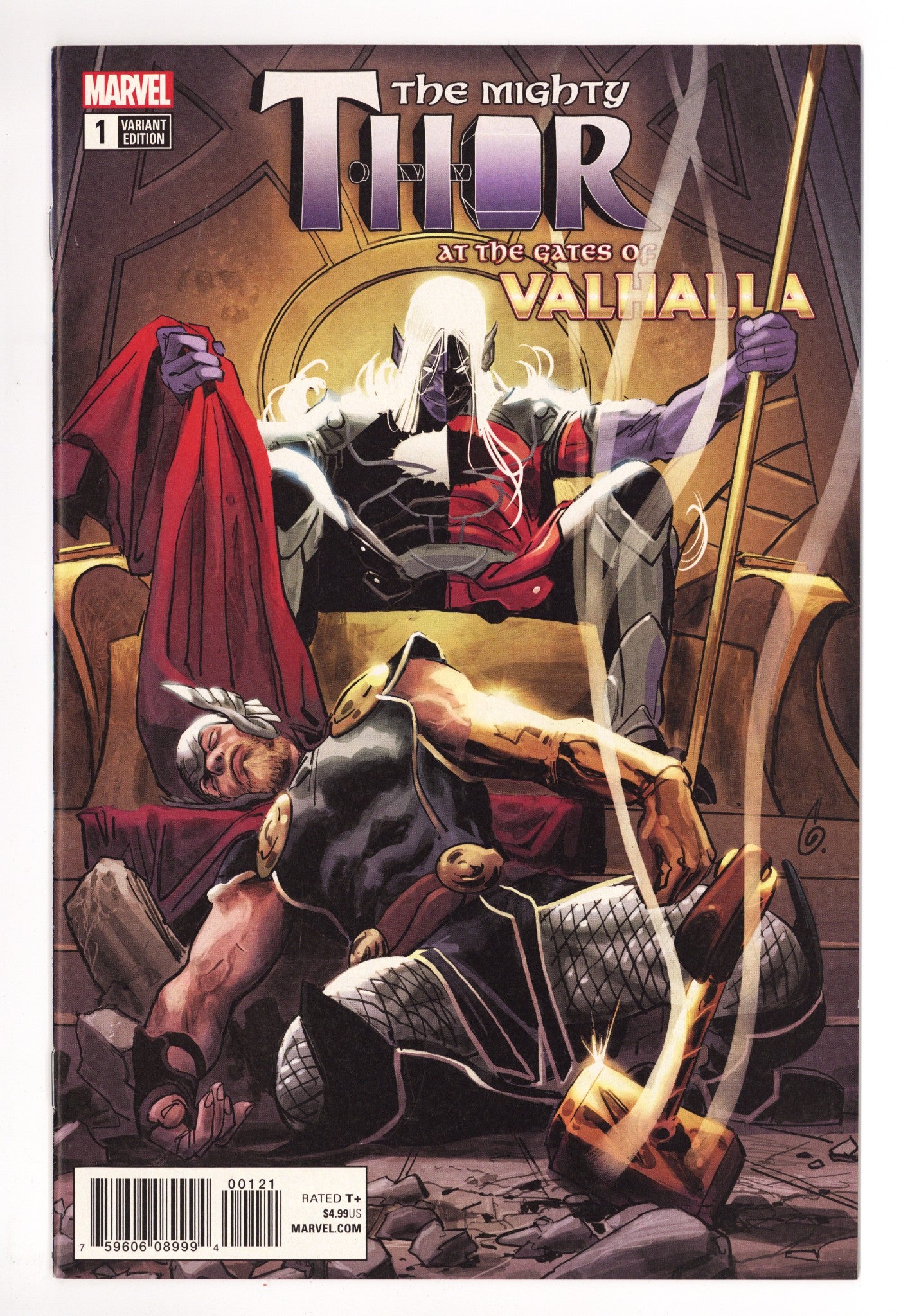 The Mighty Thor: At the Gates of Valhalla   1  High Grade   (2018) Garney     Variant  